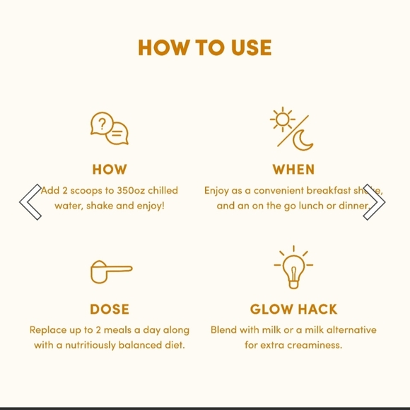 Glow Shakes Collagen Meal Replacement - Iced Coffee Flavor - Picture 5 of 9